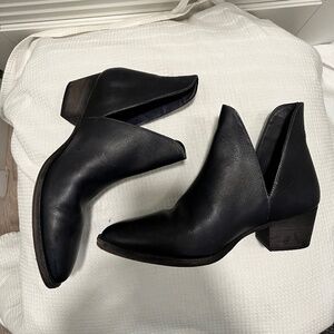 Free People cut out ankle booties
